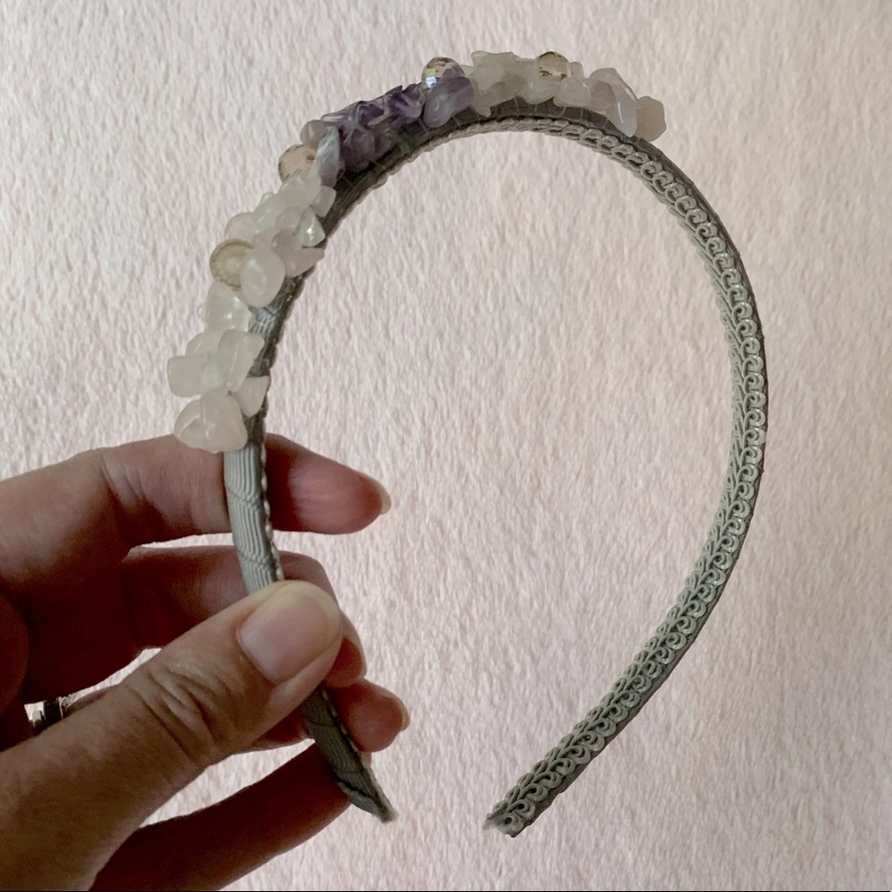 Ann Taylor Pink & Gray Headband